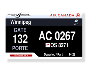 FIDS - Flight Information Display System - Arrivals
